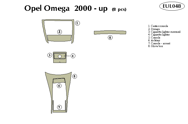 opel omega Dash Kit by B&I
