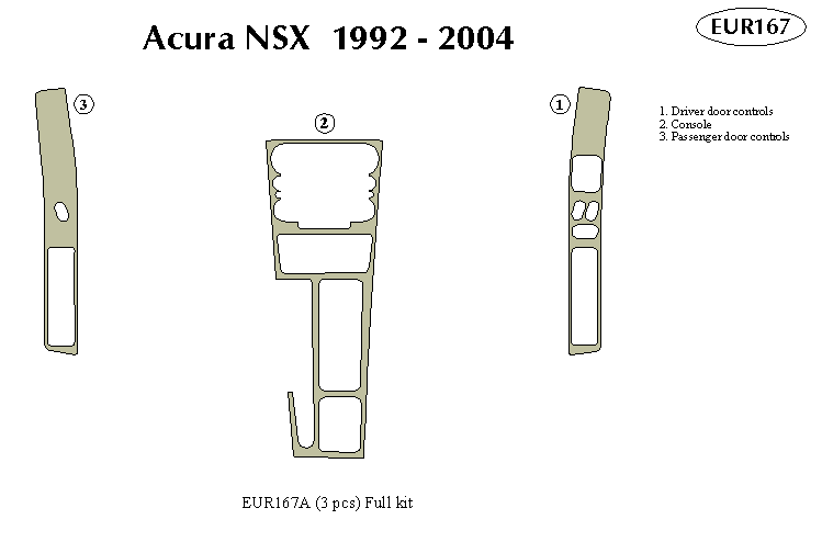 Acura Nsx Dash Kit by B&I