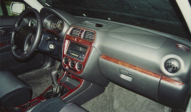Subaru Impreza Wood Dash Kit by B&I