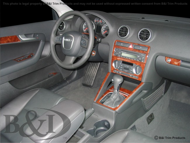 Audi A3 Wood Dash Kit by B&I