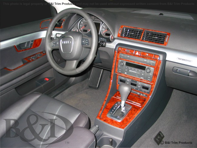 Audi A4 Wood Dash Kit by B&I