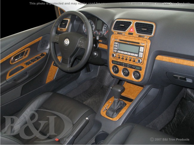 Wd691 Volkswagen Eos Wood Dash Kit by B&I
