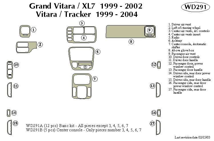 Suzuki Vitara Dash Kit by B&I