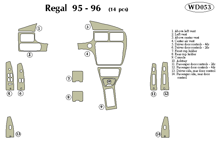 Buick Regal Dash Kit by B&I